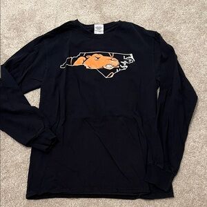 Campbell university fighting camels Black Cotton Shirt long sleeve women’s small